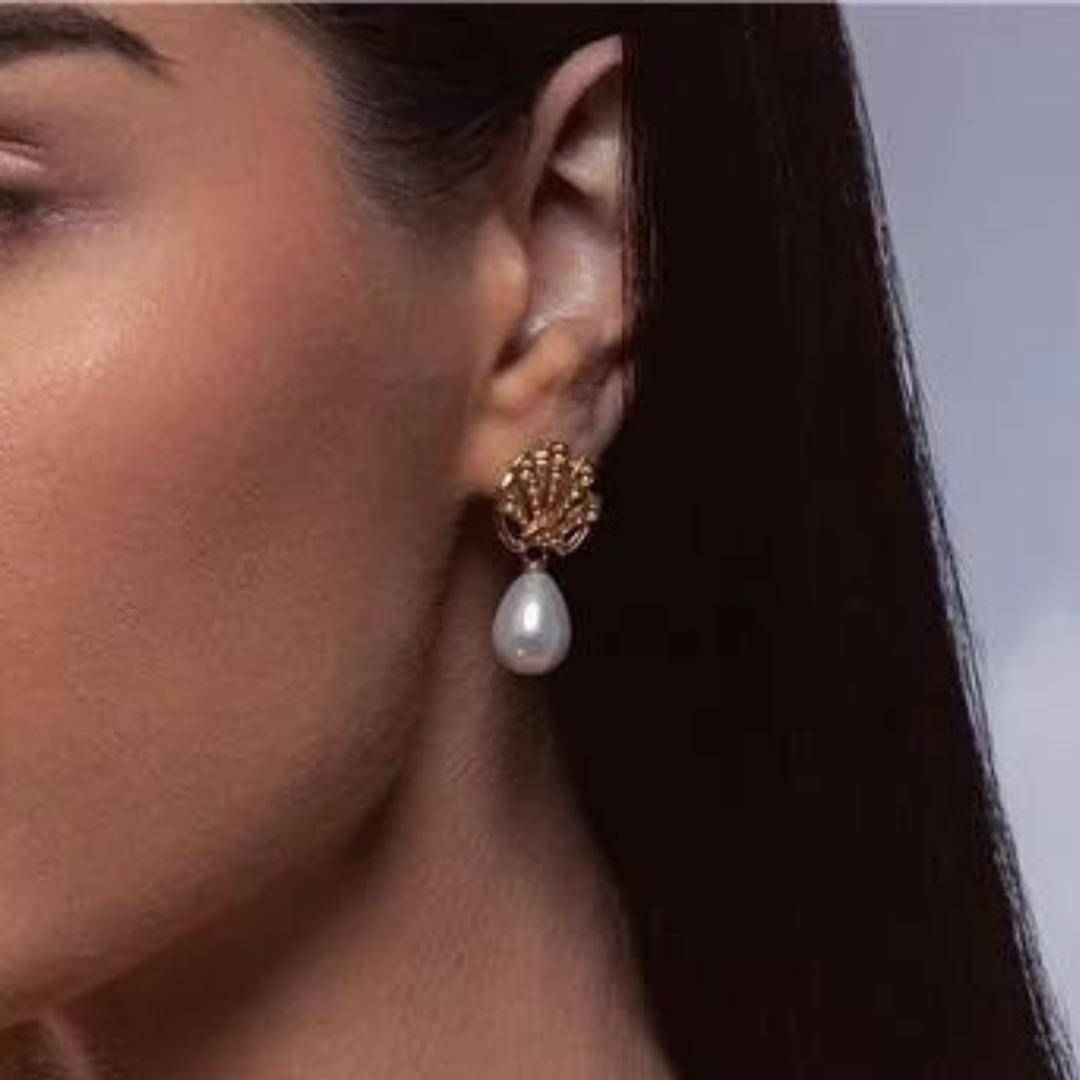 Pendientes de Perlas Maya