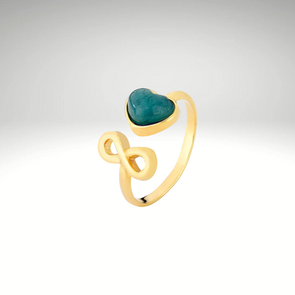 InfinityLove Green ring