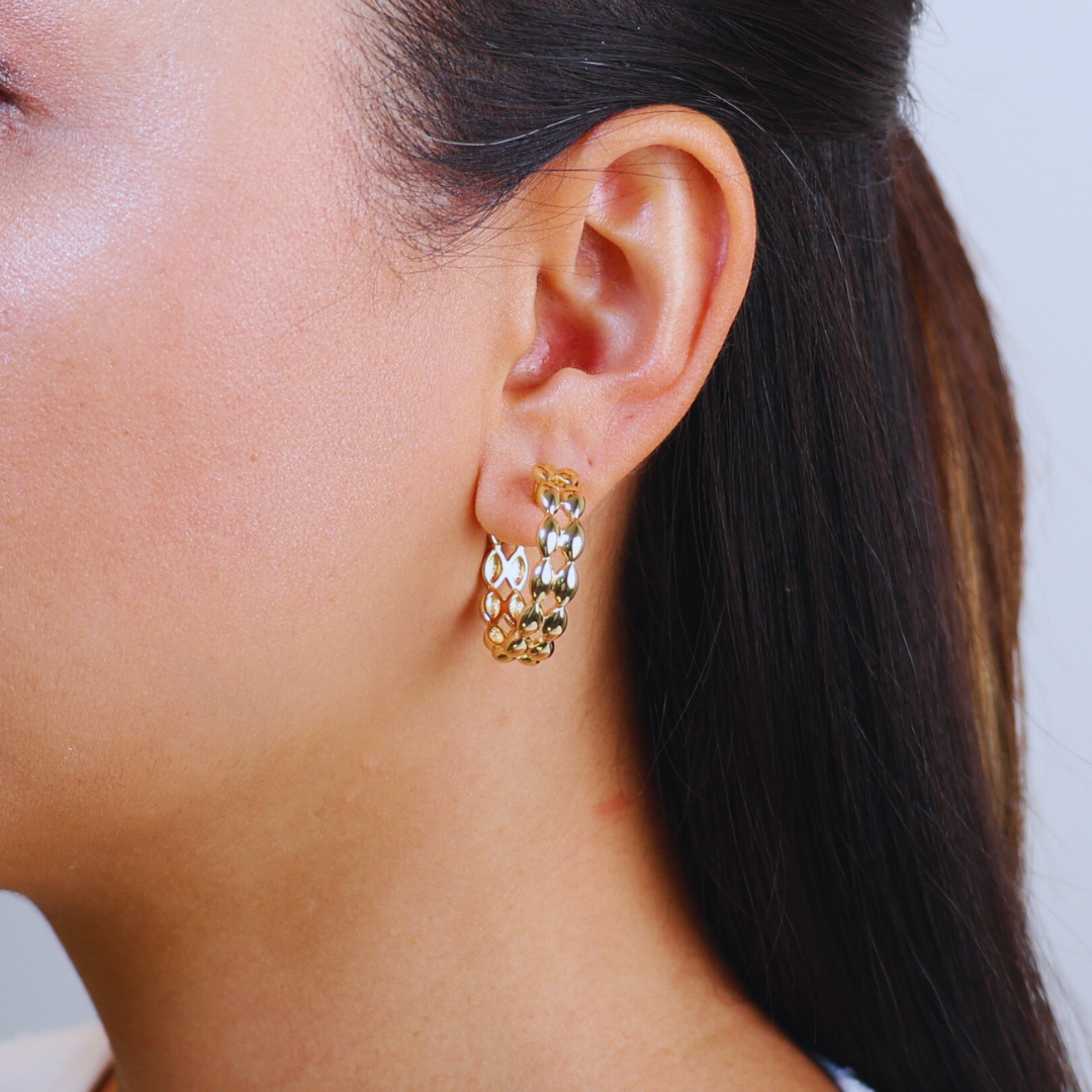 Fanny hoop earrings