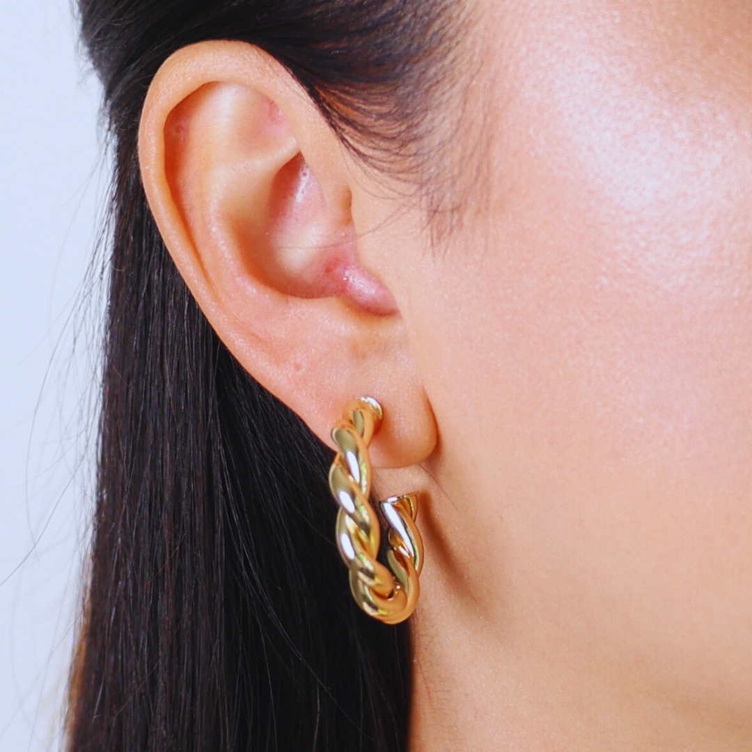 Adele hoop earrings