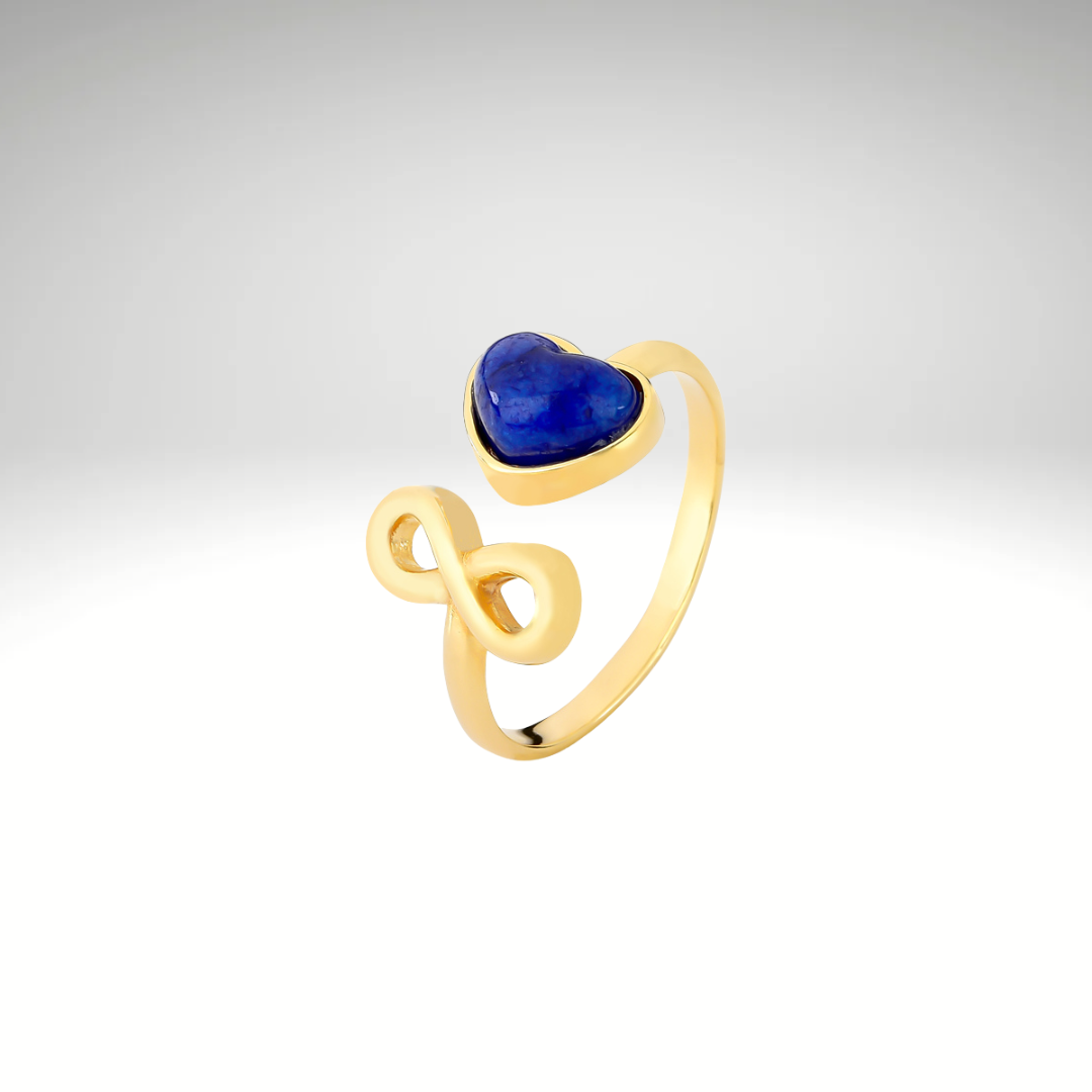 InfinityLove Blue ring