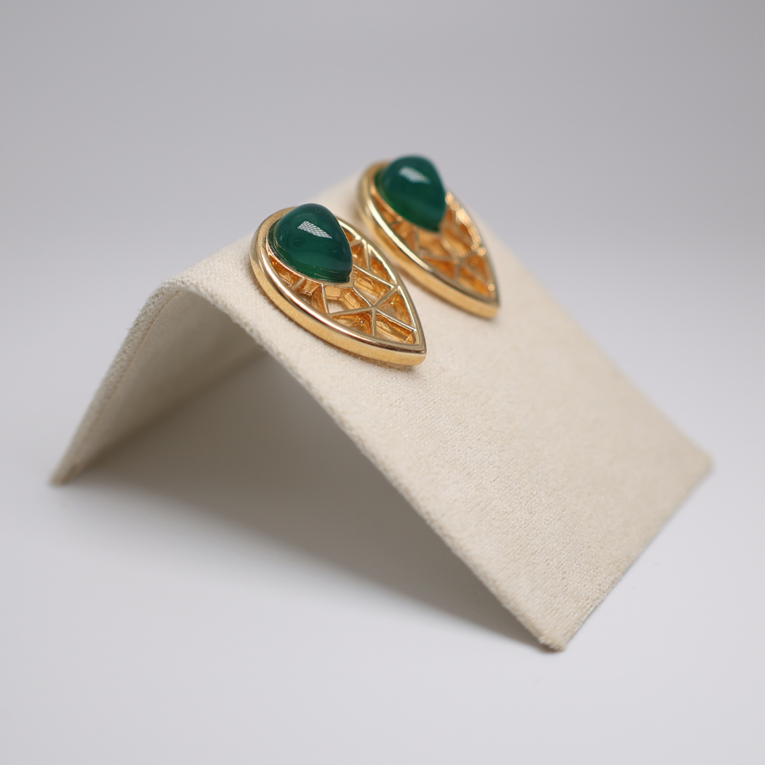 Manon green earrings