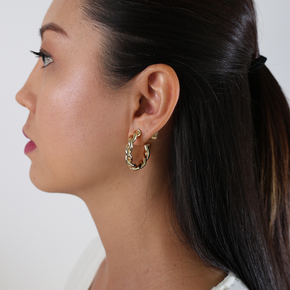 Adele hoop earrings