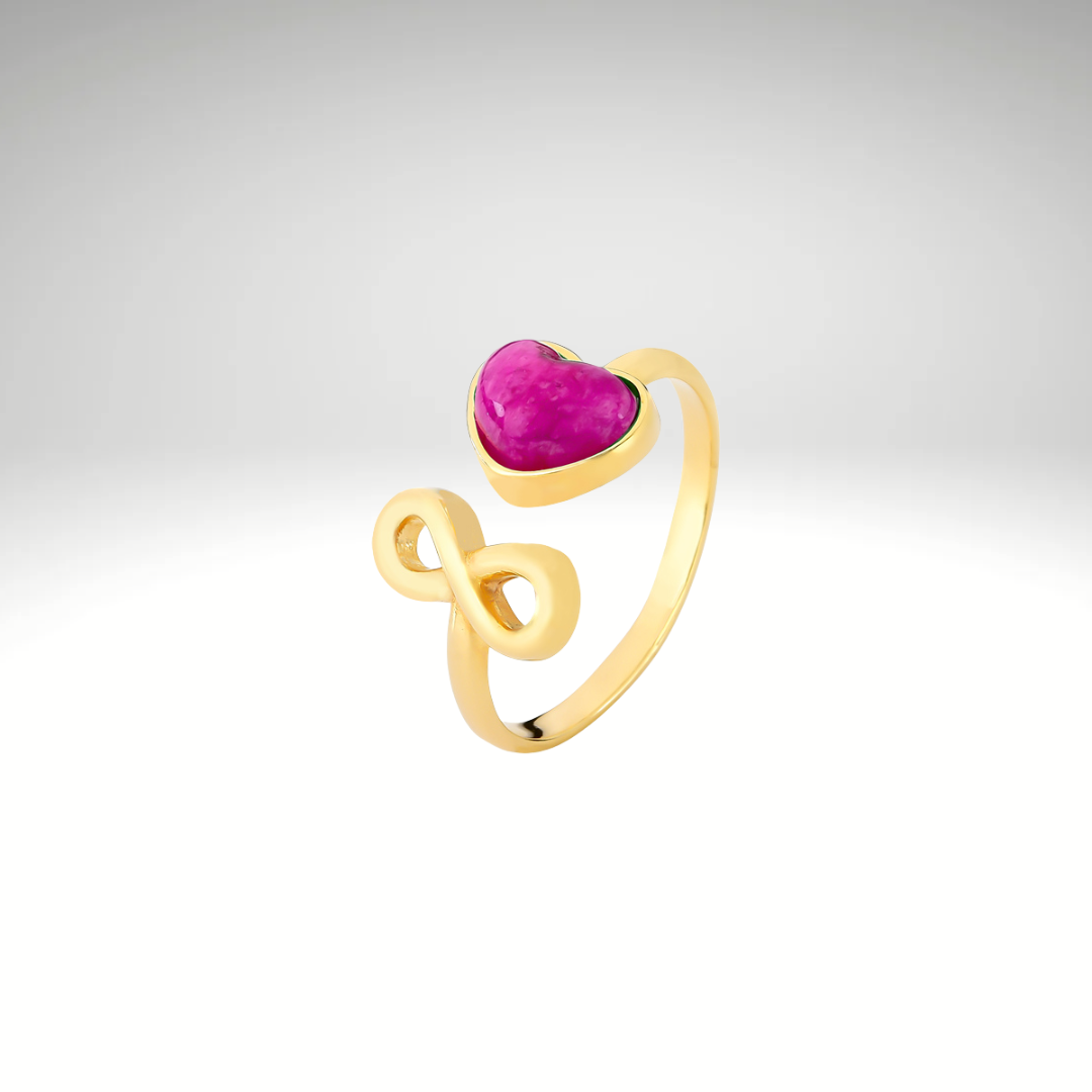 Bague InfinityLove rose