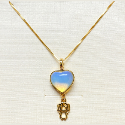 Birthstone Gemini Moonstone necklace