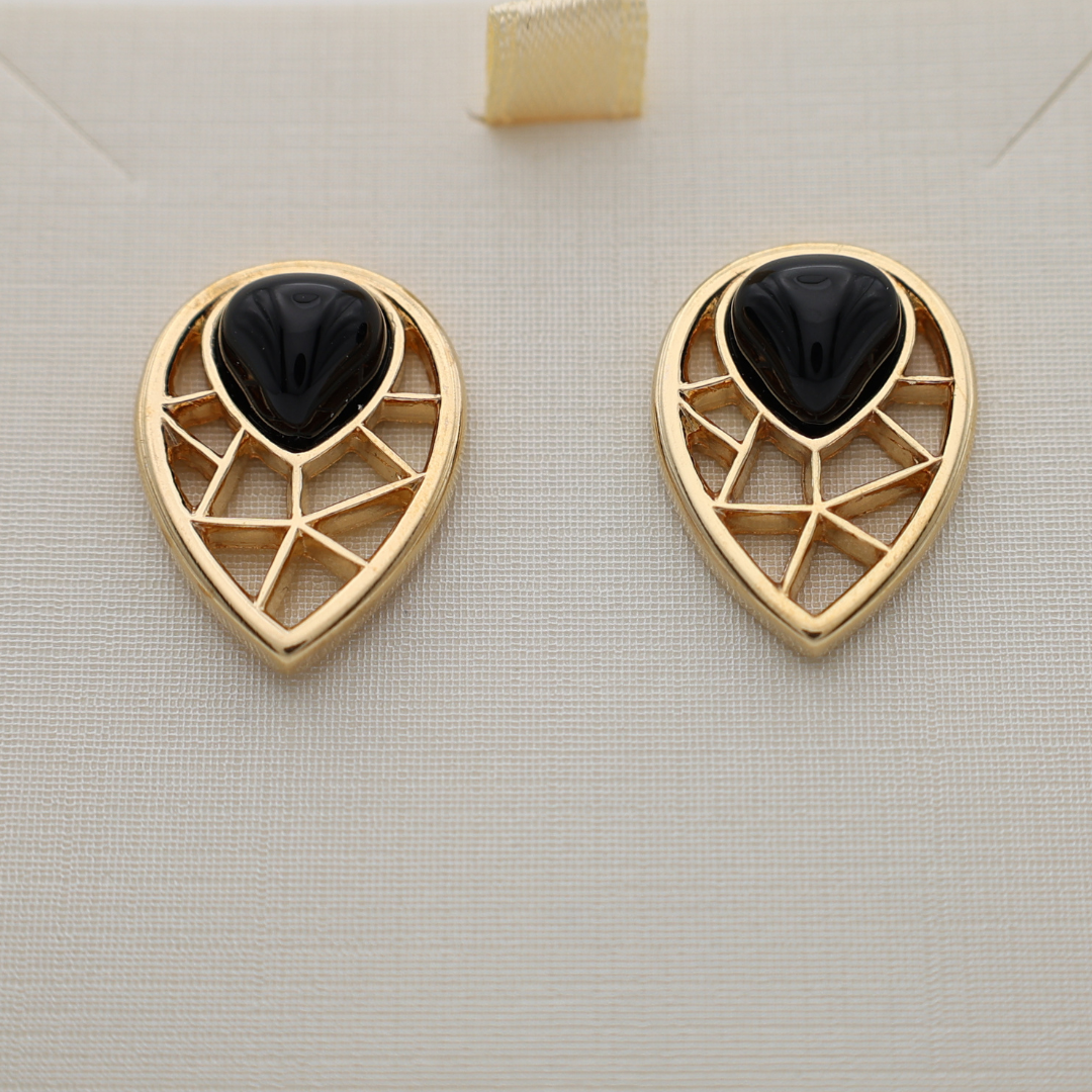 Pendientes negros Manon