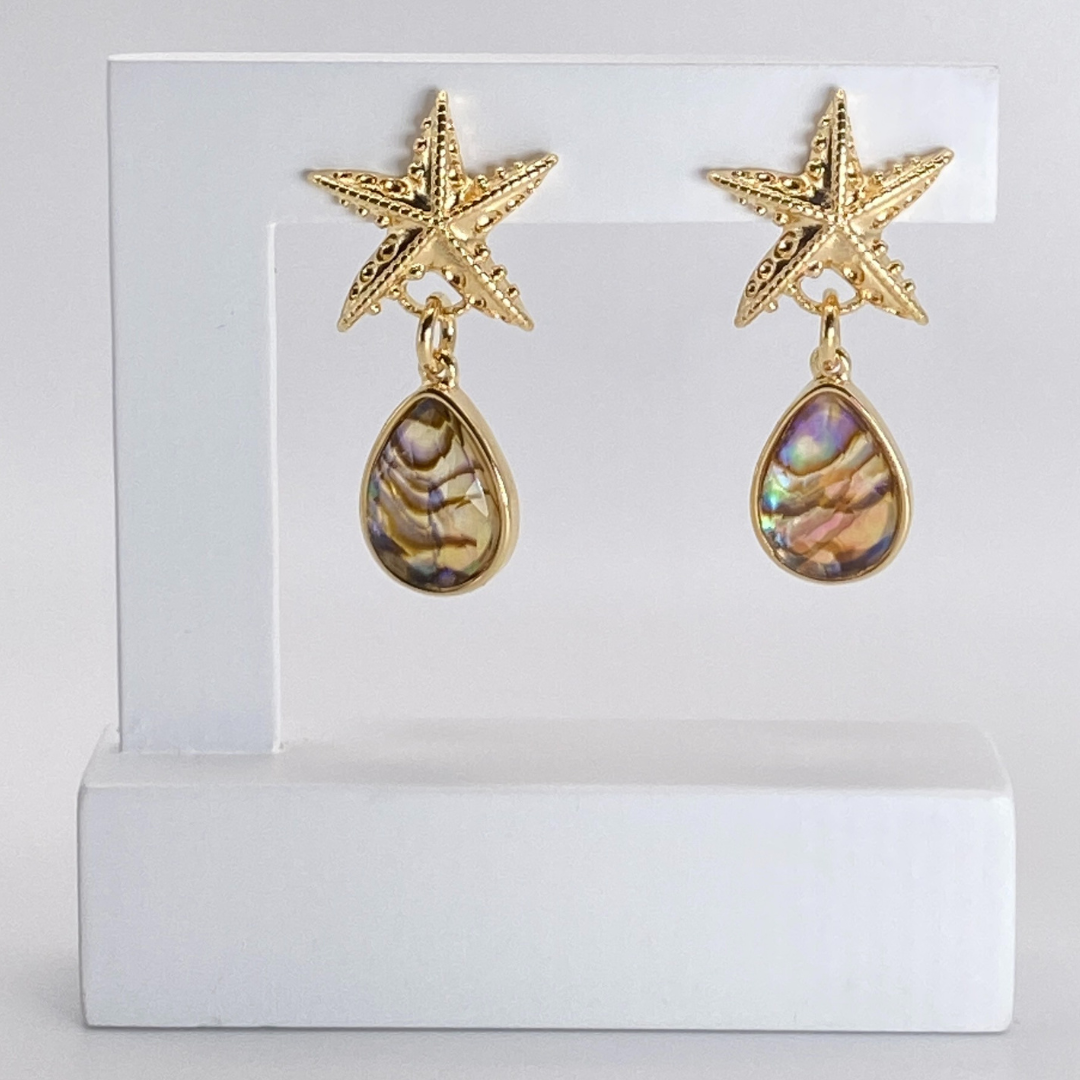 Maya starfish earrings