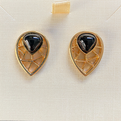 Manon black earrings