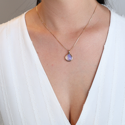 Classic Drop Moonstone Jewelry Set