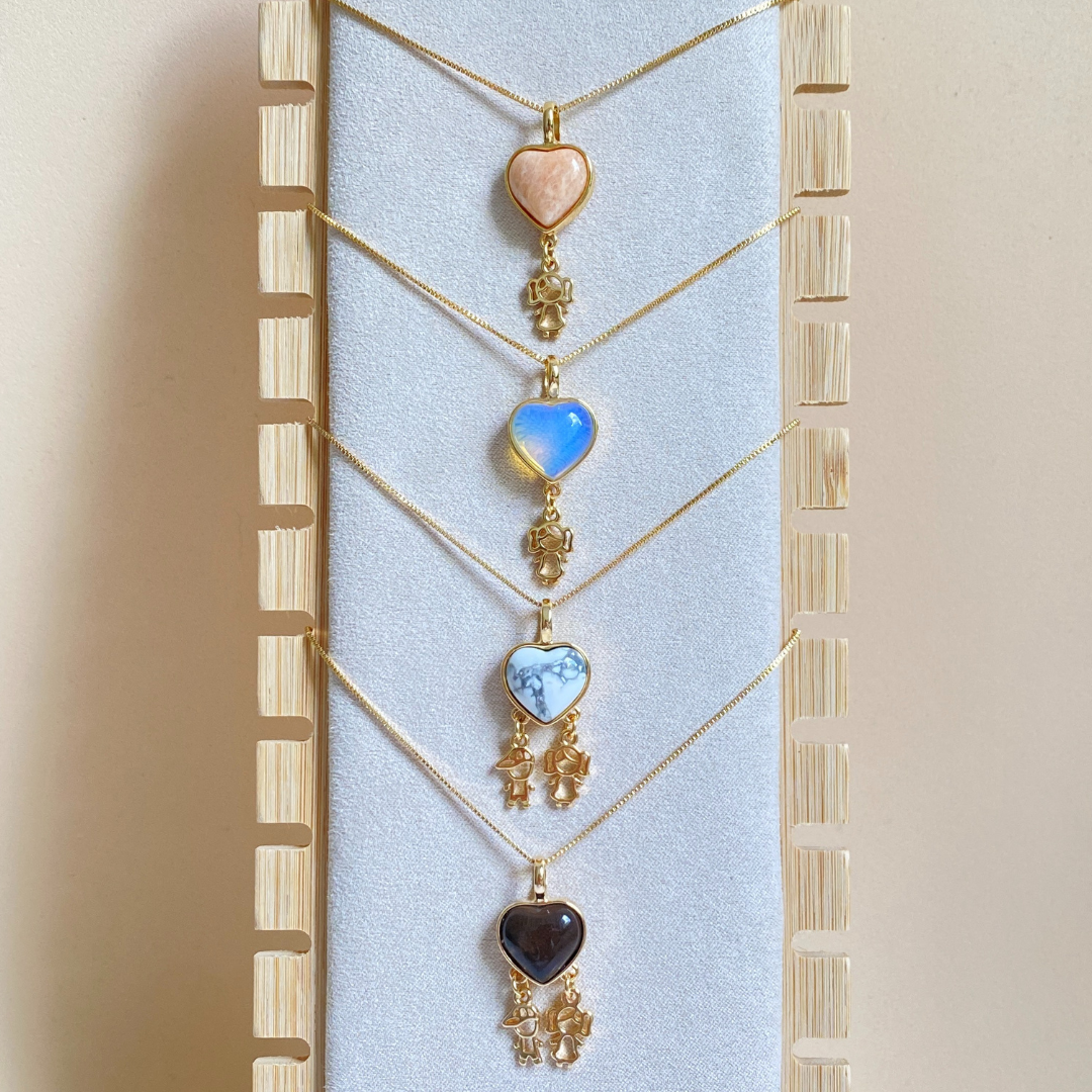 Birthstone Gemini Moonstone necklace