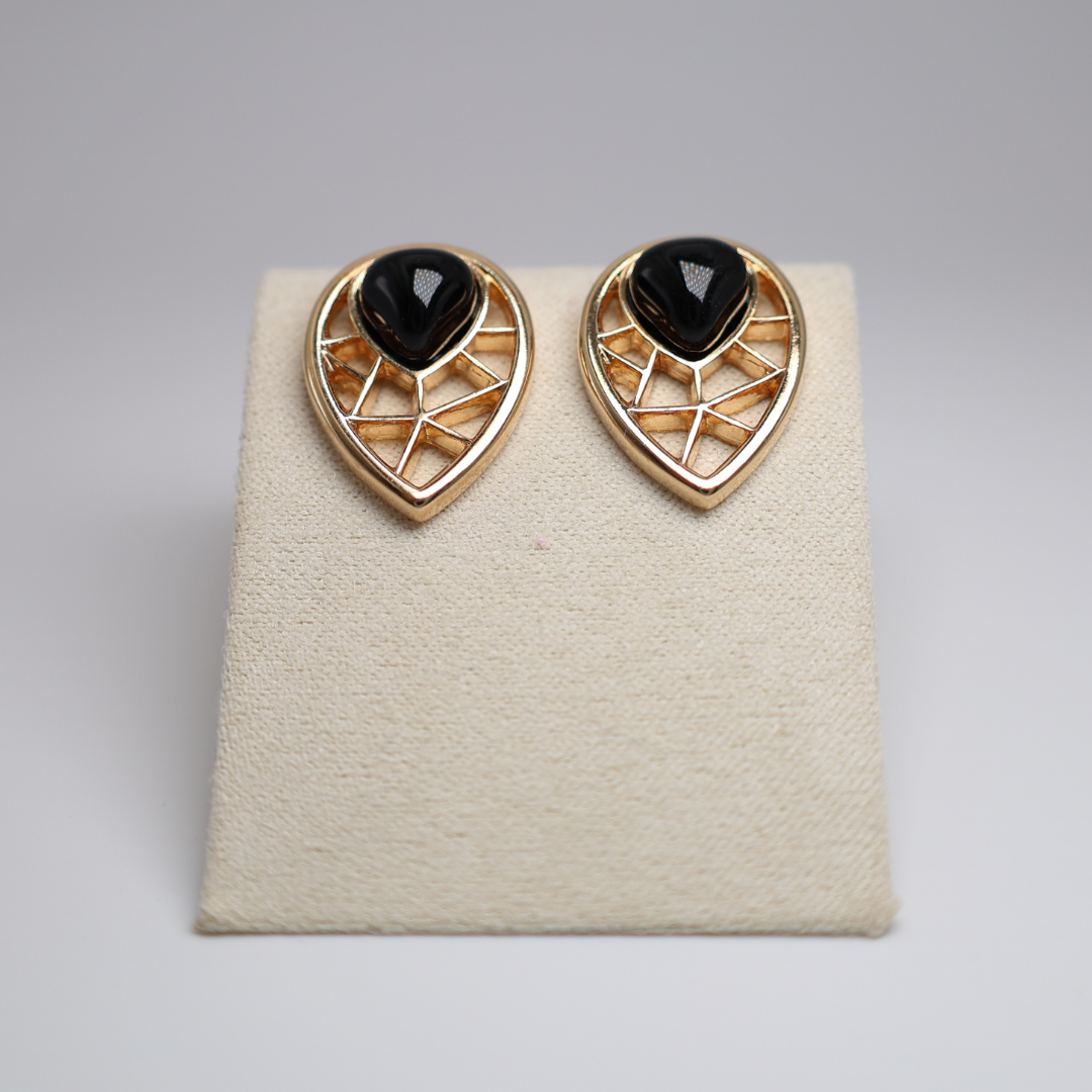 Pendientes negros Manon