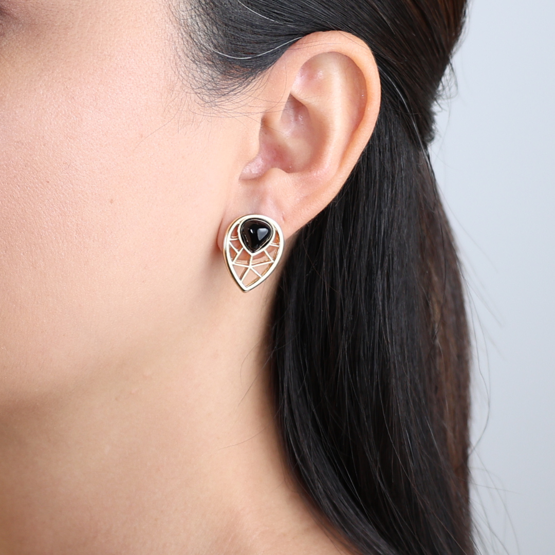 Manon black earrings