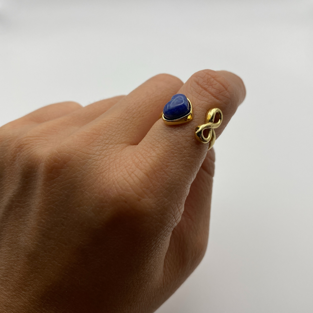 Bague InfinityLove Bleu