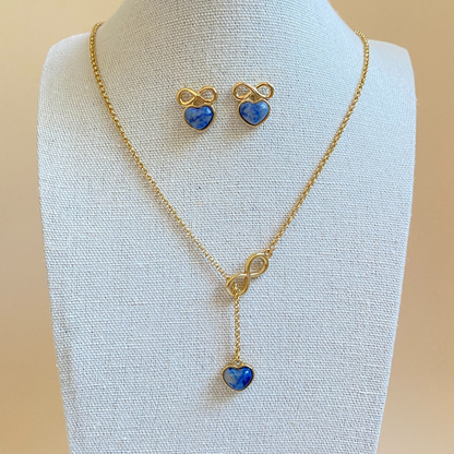 InfinityLove Blue Jewelry Set