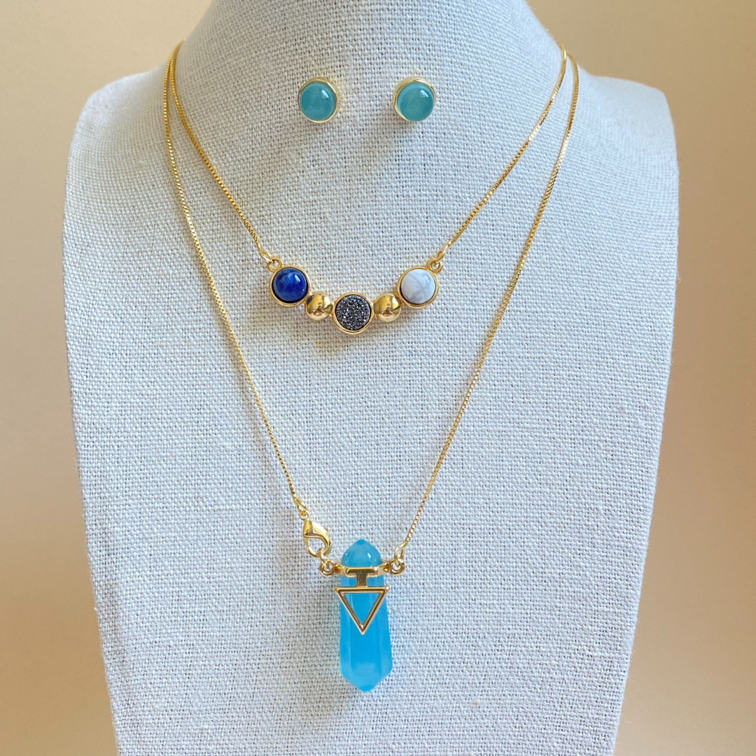 Mistika Blue Jewelry Set