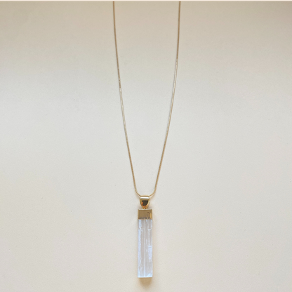 Selenite pendant