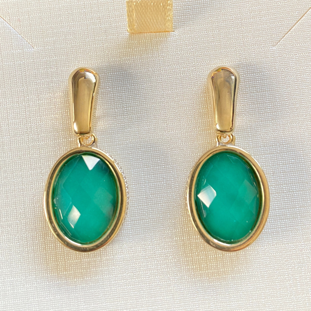 Gabrielle Emerald earrings