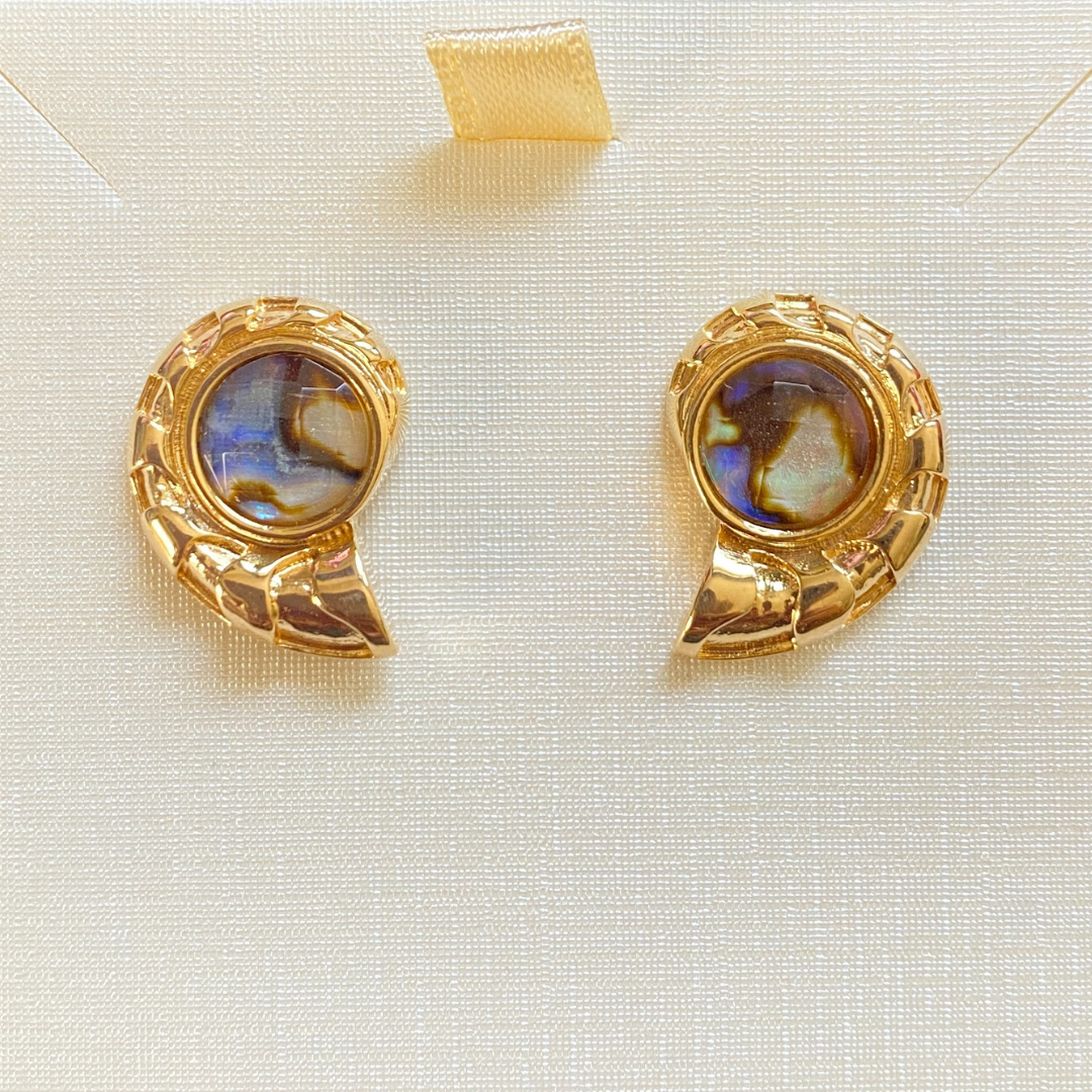 Maya nautilus earrings