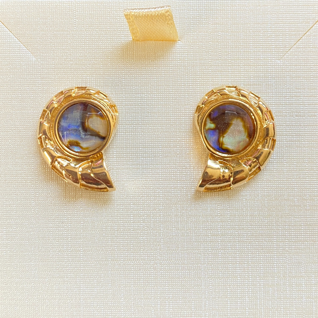 Pendientes Maya nautilus