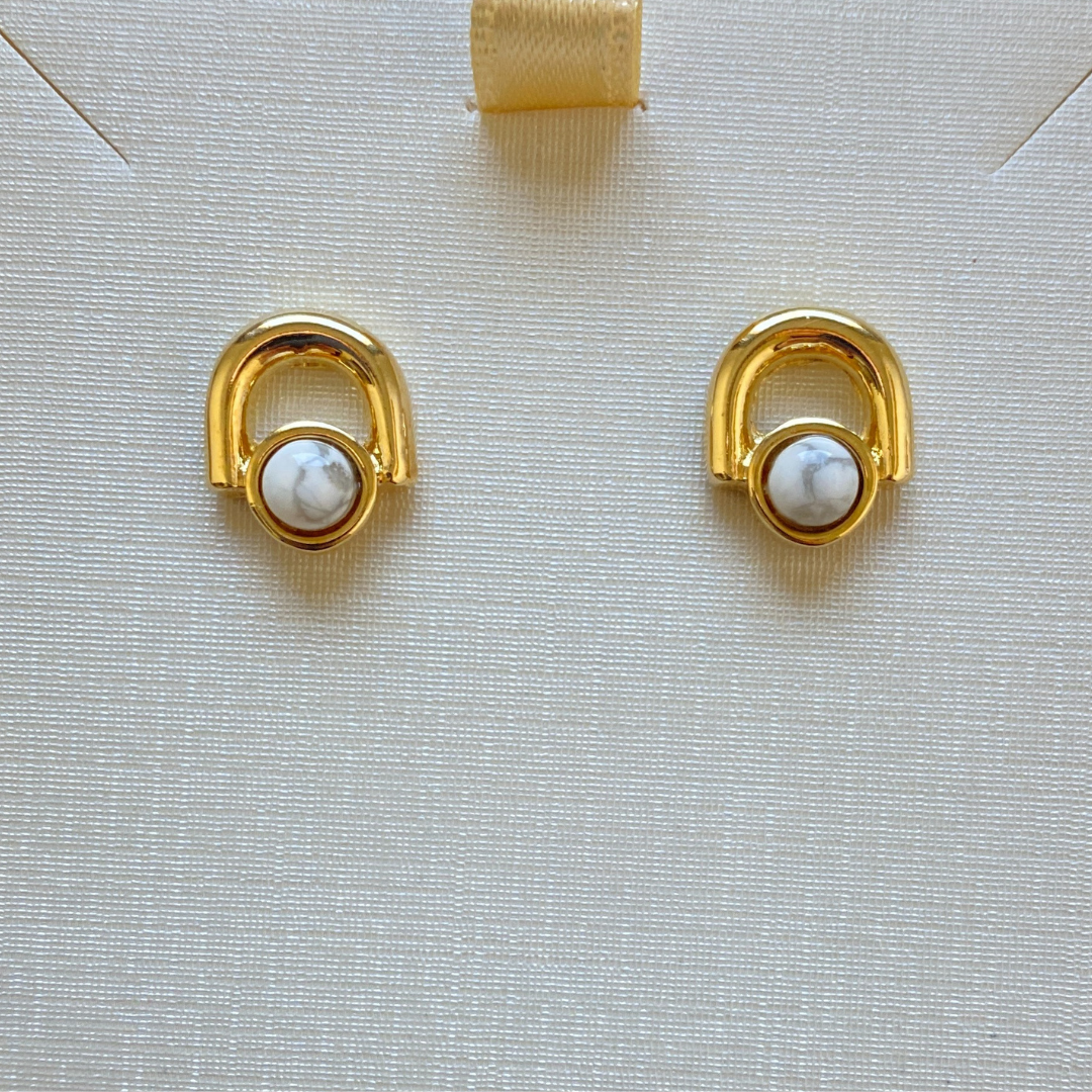 Anamaria Howlite earrings