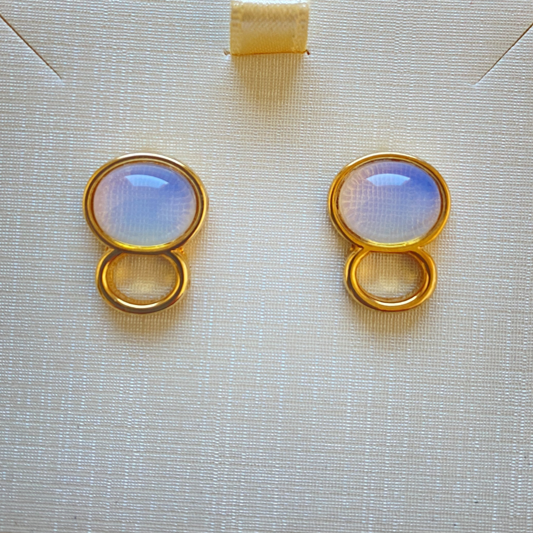 Samantha Moonstone earrings