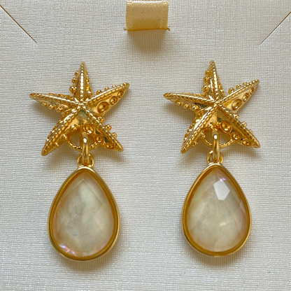 Maya starfish earrings