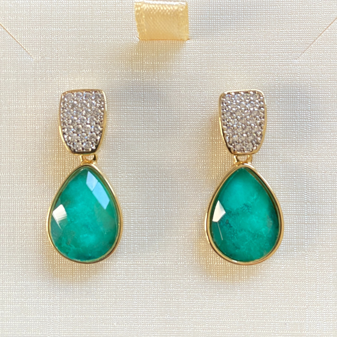 Rosalia Emerald earrings