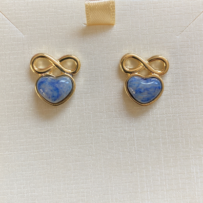 InfinityLove Blue earrings