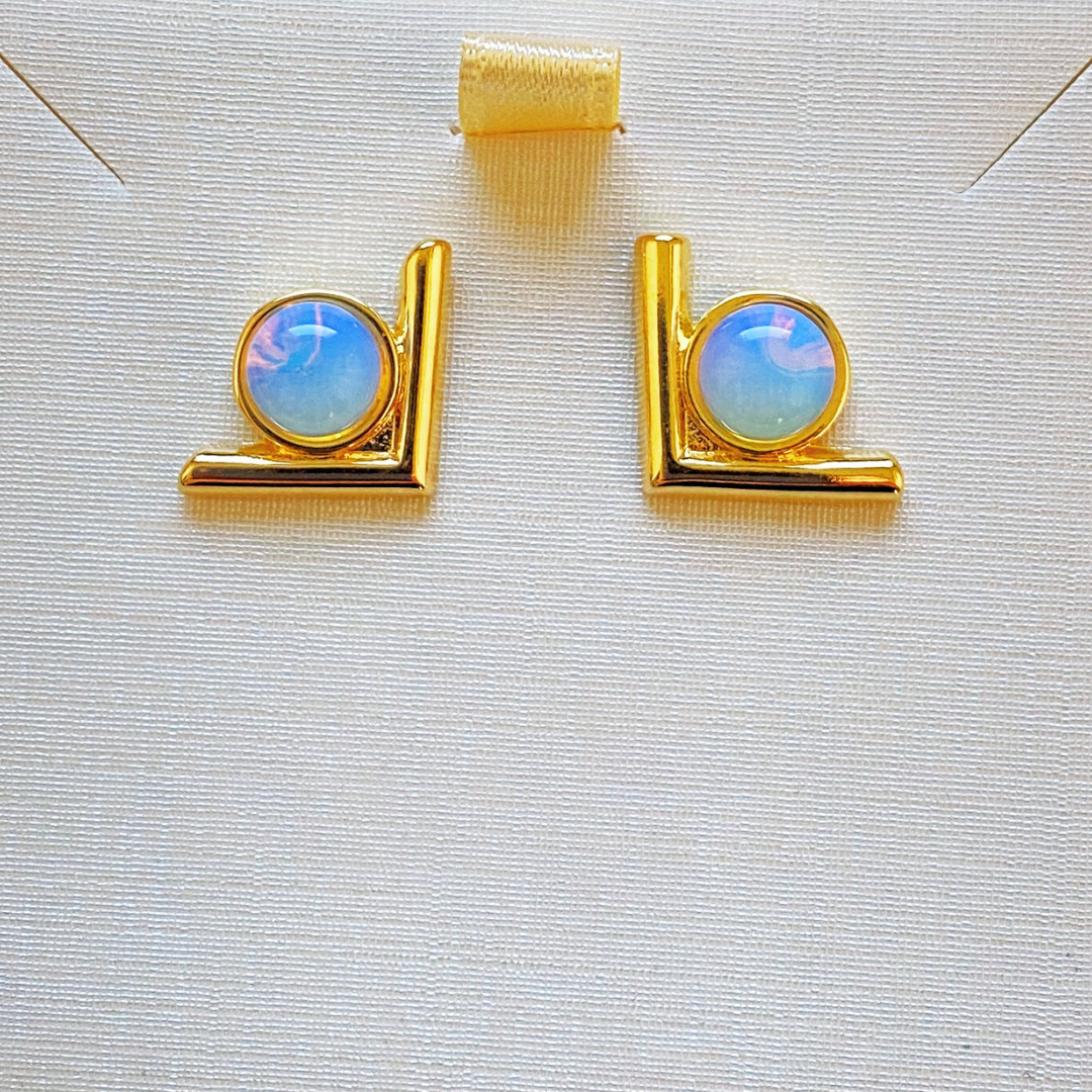 Vivian Moonstone earrings