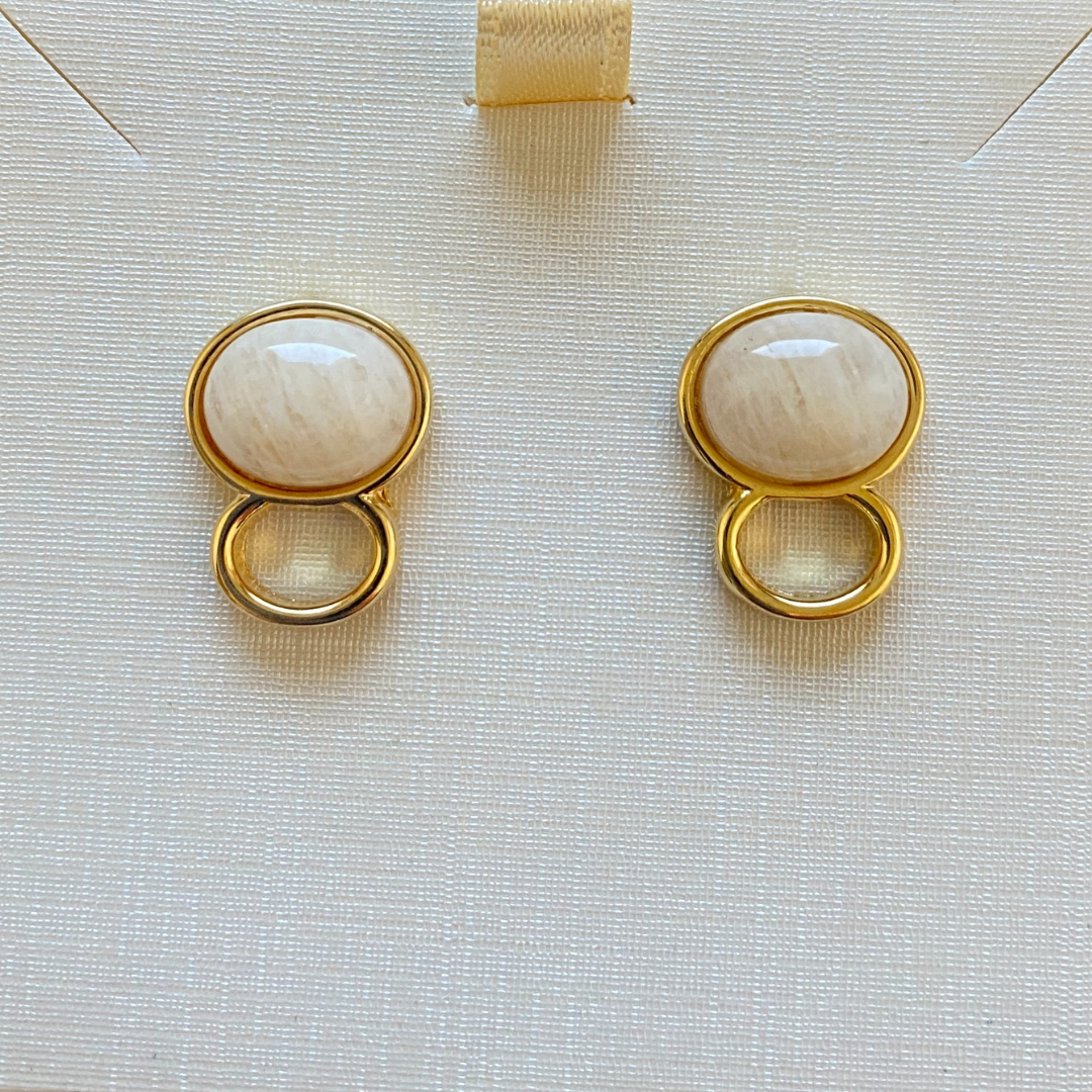 Samantha Beige earrings