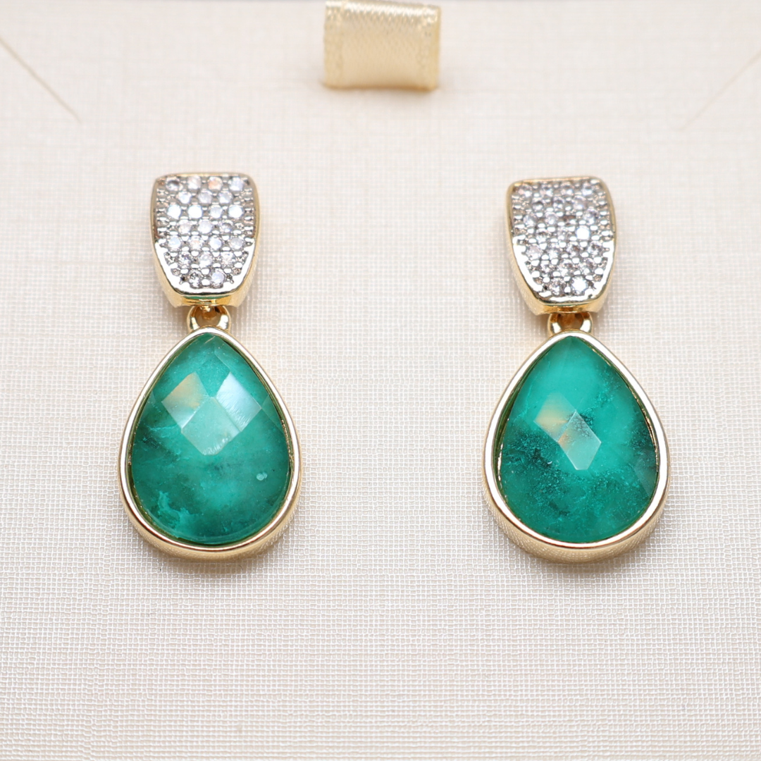 Rosalia Emerald earrings