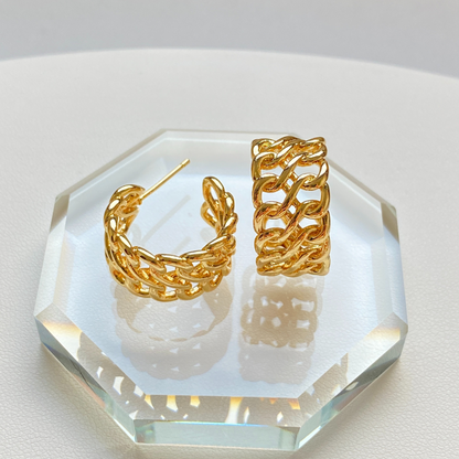 Debbie hoop earrings