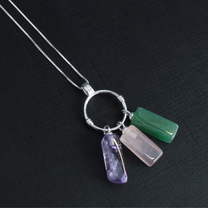 Crystal Healing pendant (Silver 925)