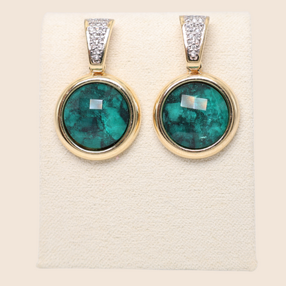 Fabrizia Emerald earrings