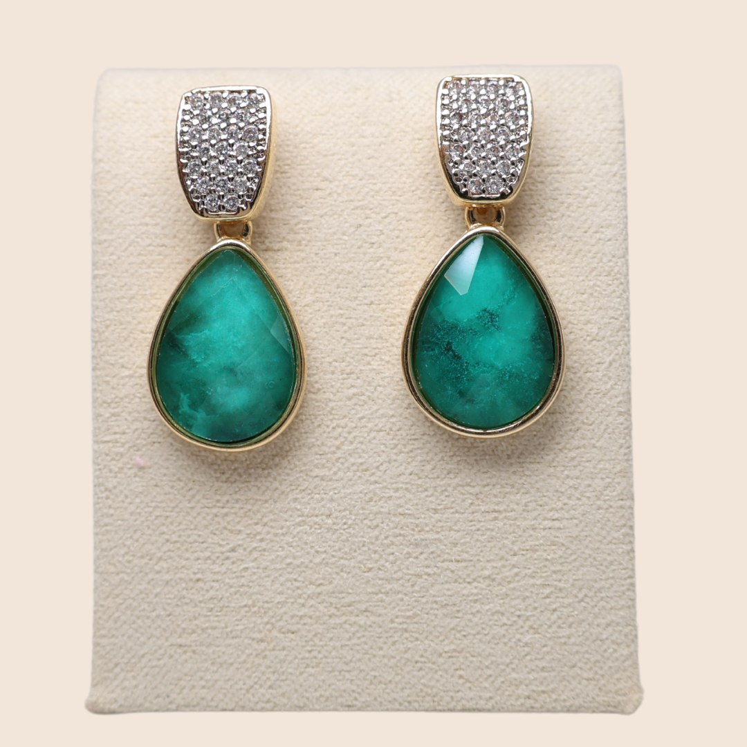 Rosalia Emerald earrings