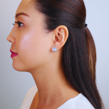 Muriel Moonstone earrings