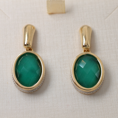 Gabrielle Emerald earrings