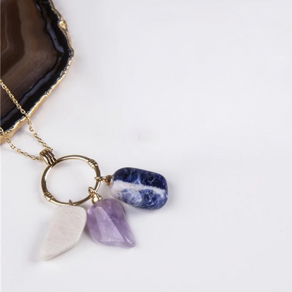 Crystal Healing pendant (blue)