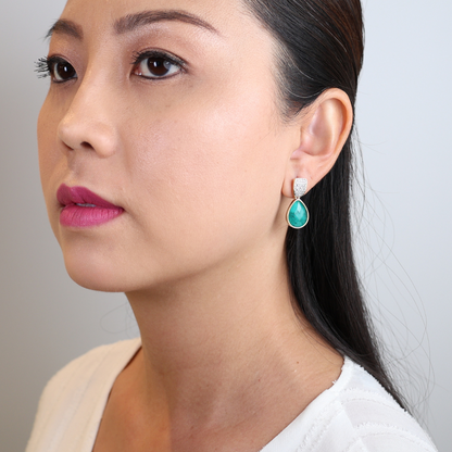 Rosalia Emerald earrings