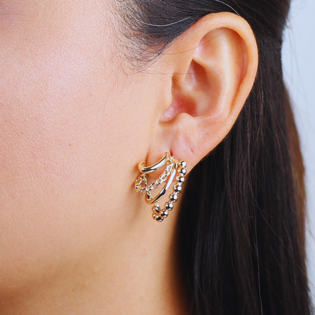 Pendientes de aro Fairah