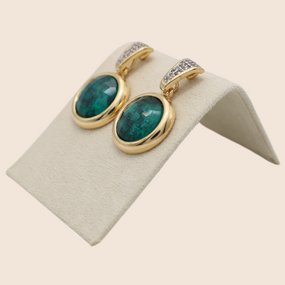 Fabrizia Emerald earrings