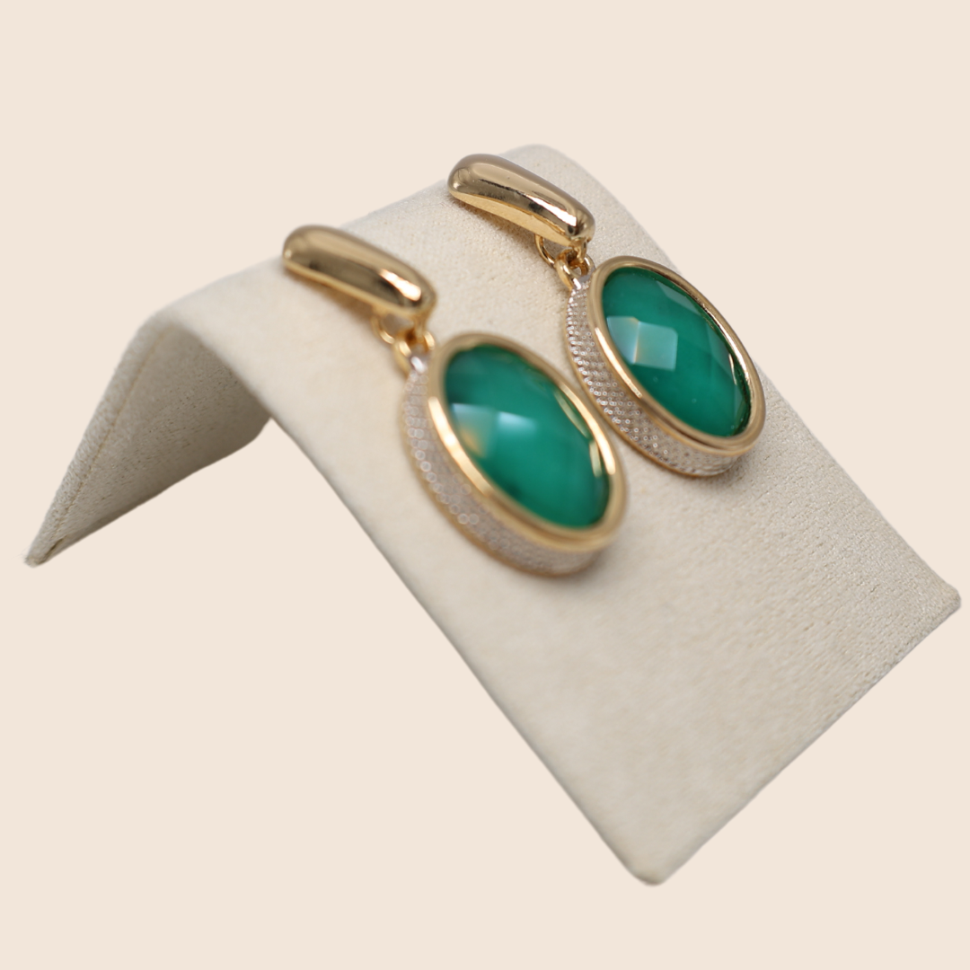 Gabrielle Emerald earrings