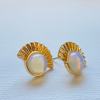 Tanya Moonstone earrings