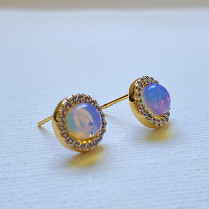 Muriel Moonstone earrings