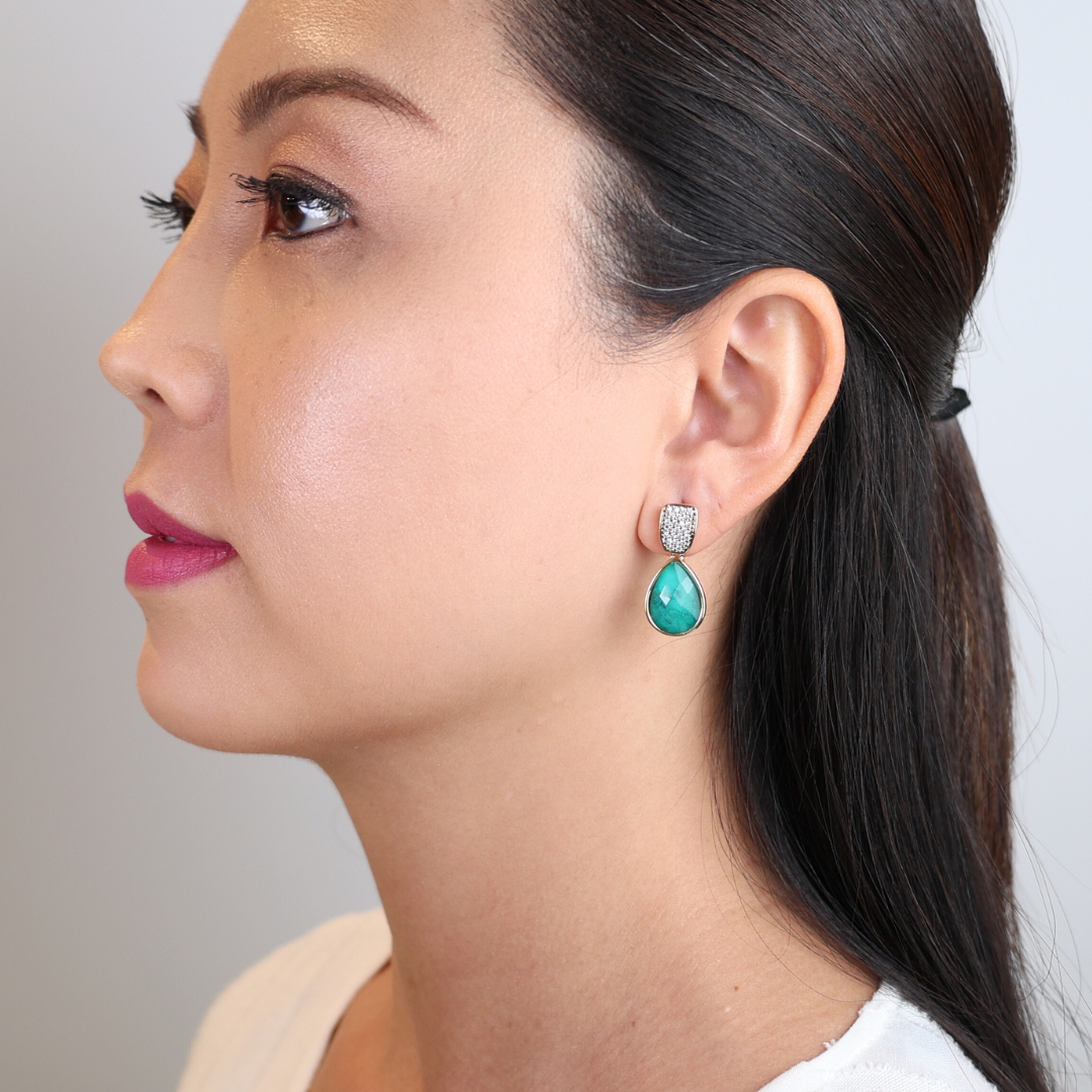 Rosalia Emerald earrings