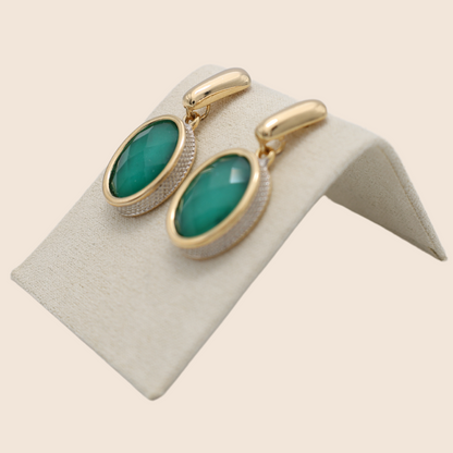 Gabrielle Emerald earrings