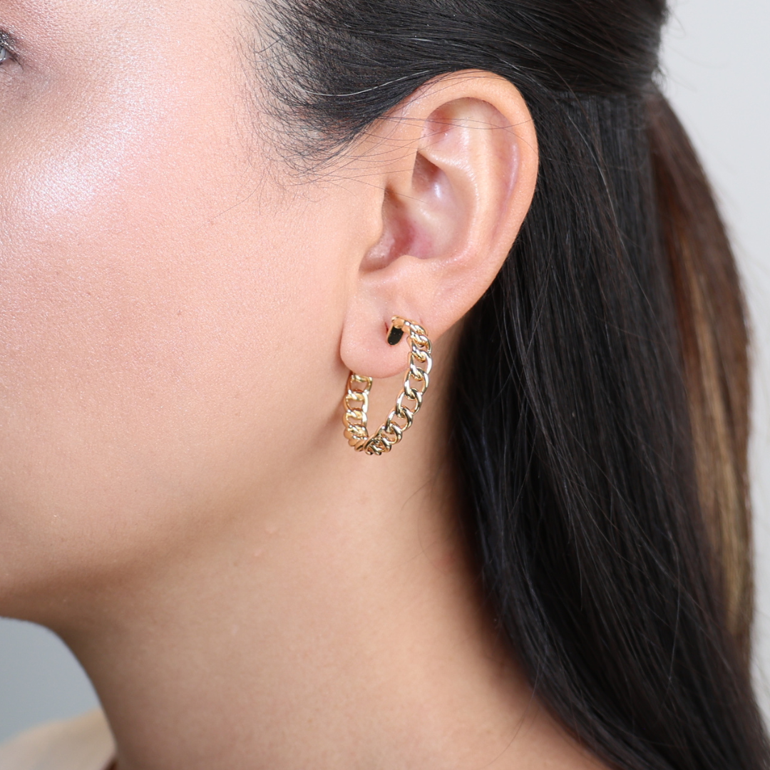 Jackie hoop earrings