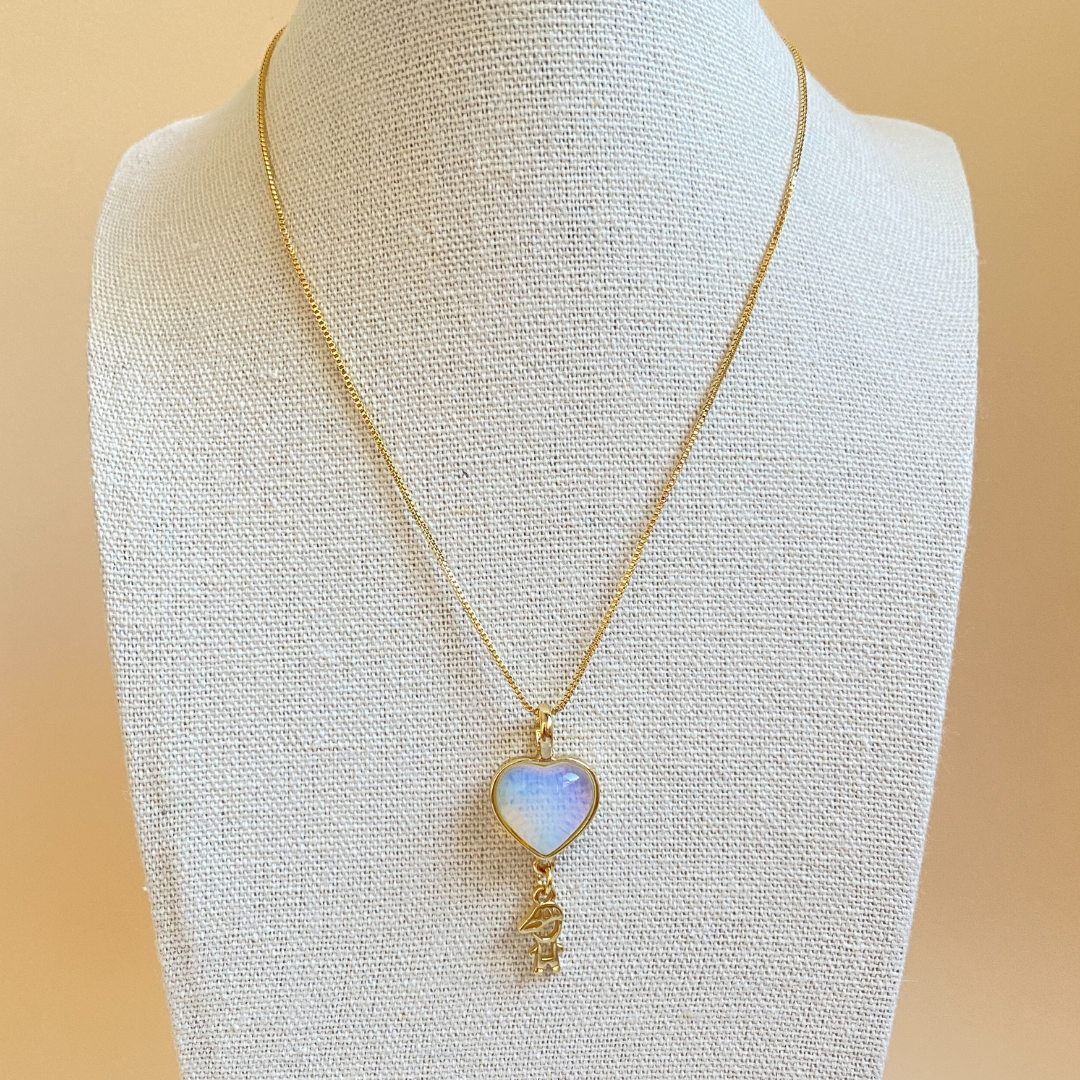 Birthstone Gemini Moonstone necklace