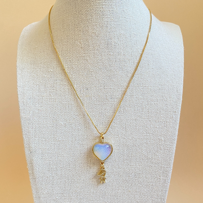 Birthstone Gemini Moonstone necklace