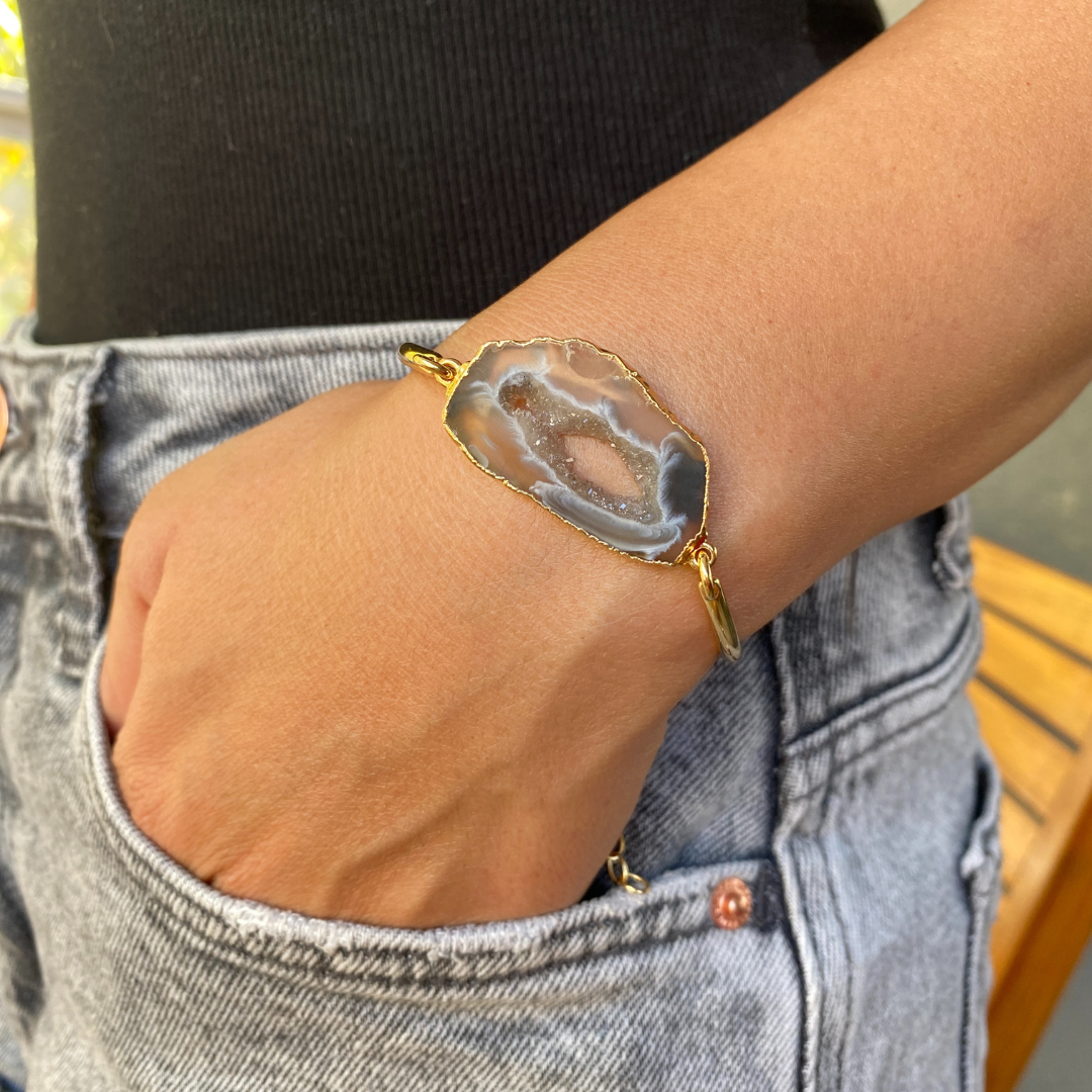 Georgia Geode bracelet